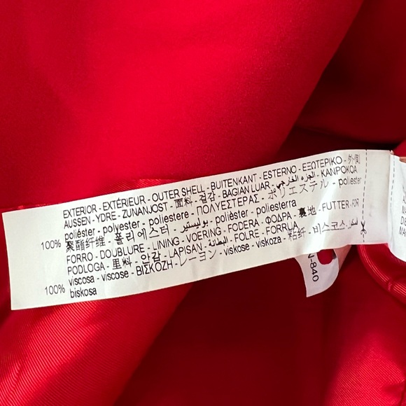 NWT ZARA 2 Pieces SET. Red Double Breasted Buttoned Blazer And Pants. - Picture 16 of 16